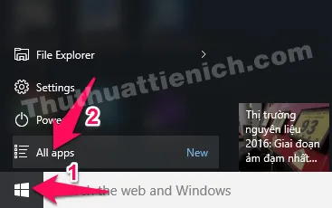 Thêm liên kết Web yêu thích vào Start menu trên Windows 10 – Truy cập nhanh hơn