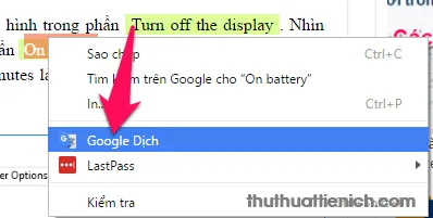 Trang bị Google dịch cho trình duyệt web, dịch nhanh hơn