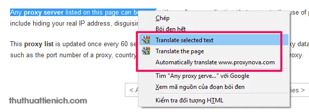 Trang bị Google dịch cho trình duyệt web, dịch nhanh hơn