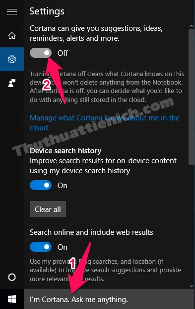 Vì sao không bật được Cortana? Cách bật Cortana?