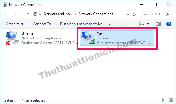 Xem nhanh mật khẩu WiFi đã kết nối trên Windows 10