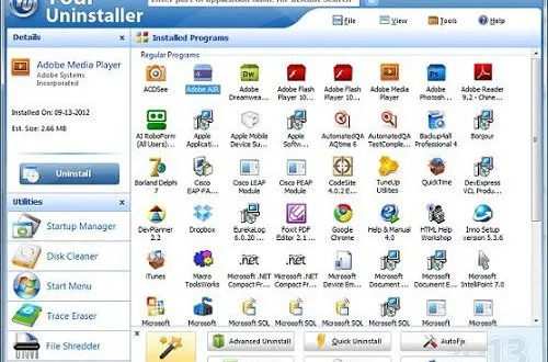 Your Uninstaller! – Phần mềm gỡ bỏ ứng dụng chuyên nghiệp
